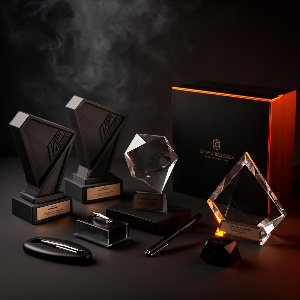Branded 3D printed corporate trophies and gifts